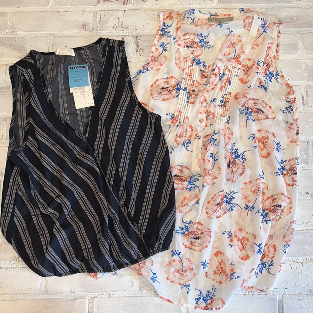 Boho flowy & crop top size small shirt bundle!! - Picture 5 of 6